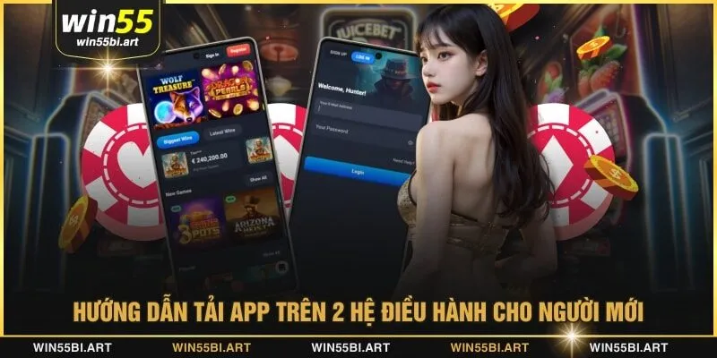 Hướng dẫn tải app trên 2 hệ điều hành cho người mới